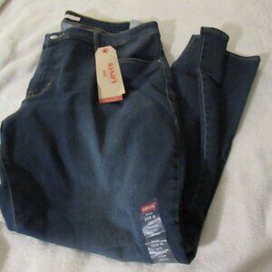 Levis 310 Shaping Super Skinny Blue Jeans  Size 22W